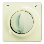 Накладка для выключателя жалюзи с поворотной ручкой ABB impuls слоновая кость (1740 DR-72)