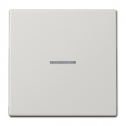 Клавиша 1-ая с подсветкой для одноклавишного выключателя или кнопки Jung LS Светло-серый