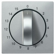 Накладка для механизма таймера 15 мин. System M Merten алюминий