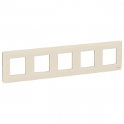 Рамка Unica Studio 5  постов, бежевый