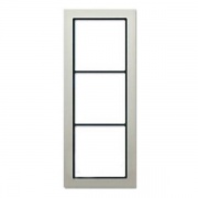 Рамка 3-ая Jung FD-design Нержавеющая сталь