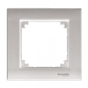 Рамка Merten M-PLAN стекло 1 пост Белый (System M)