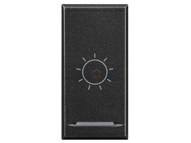 Axolute Клавиши с символами для системы автоматизации для 1 функции - 1 модуль, Лампа, цвет антрацит