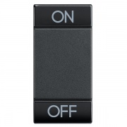 LL Клавиша ON OFF 1 модуль, цвет антрацит
