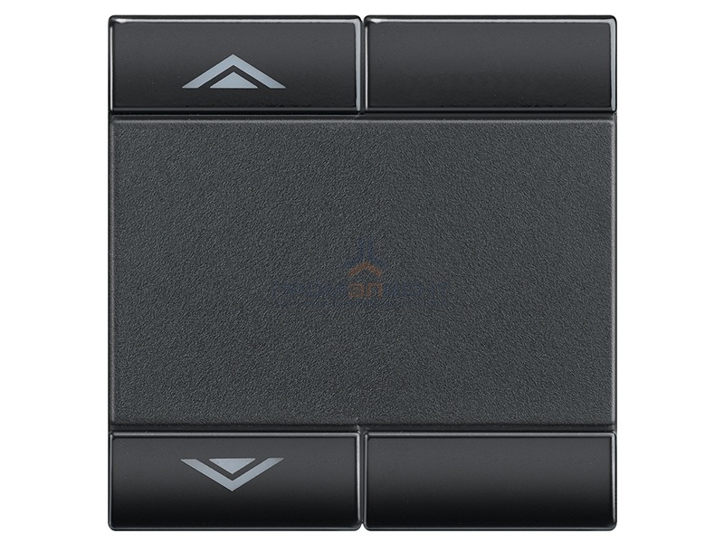 LL Клавиша UP DOWN 2 модуля, цвет антрацит