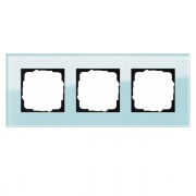 Рамка 3-ая Gira Esprit Салатовое стекло