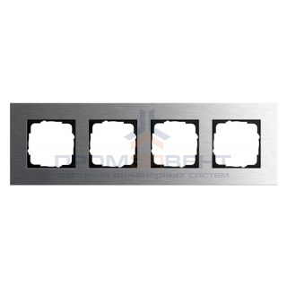 Рамка 4-ая Gira Esprit Сталь