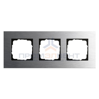 Рамка 3-ая Gira Esprit Сталь