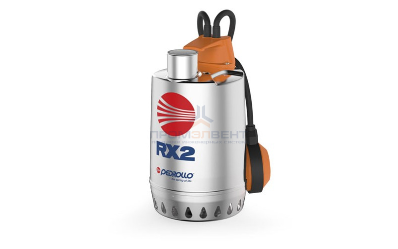 Насос дренажный Pedrollo RX 3 - 0,55 кВт (3x400 В, Qmax 220 л/мин, Hmax 11.5 м, кабель 5 м)