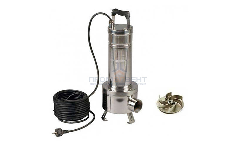 Насос фекальный DAB FEKA VS 1200 T-NA - 1,8 кВт (3x440 В, Hmax 14 м, Qmax 24 м³/ч, кабель 10м)