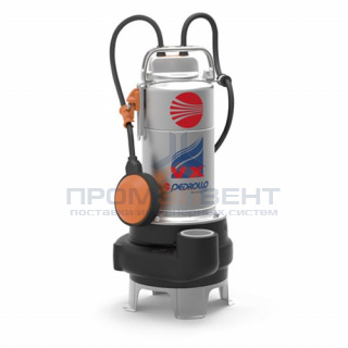 Насос фекальный Pedrollo VXm 10/50-N - 0,75 кВт (1x230 В, Qmax 550 л/мин, Hmax 8,5 м, кабель 5 м)