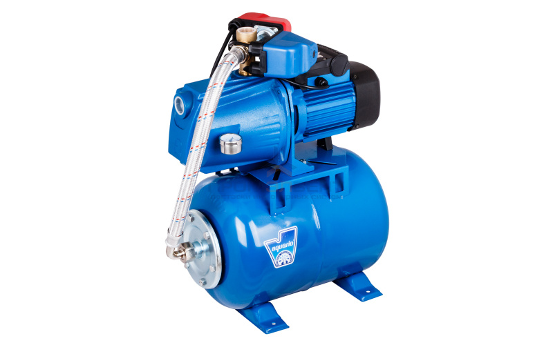 Насосная станция Aquario AUTO AJC-101-H - 1,0 кВт (24 л, однофазный, Hmax 52 м, Qmax 55 л/мин)