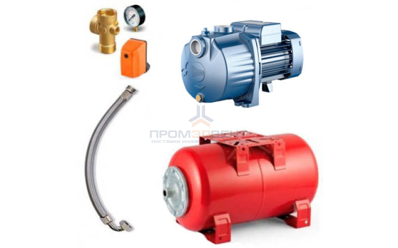 Насосная станция Pedrollo HYDROFRESH 3Cpm 100C-24 CL - 0,55 кВт (Qmax 120 л/мин, 1x230В)