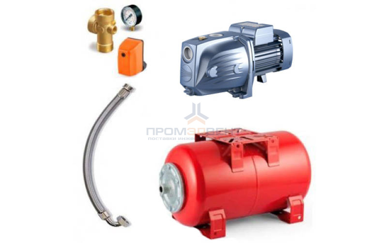 Насосная станция Pedrollo HYDROFRESH JSWm 2B-24 CL - 0,90кВт (Qmax 70 л/мин, 1x230В)