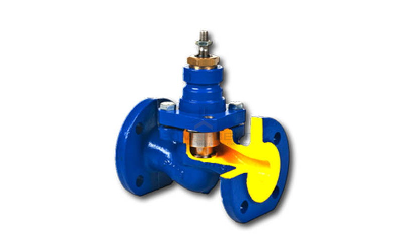 Клапан регулирующий Zetkama 227A - Ду80 (Ф/Ф, PN16, Tmax-150°C, серый чугун, исполнение №80-R)