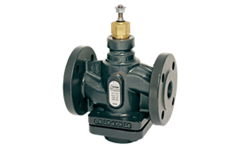 Клапан регулирующий двухходовой ESBE VLC225 - DN32 (F/F, PN 25, Kvs 16, Tmax. 150°C, чугун, со штекером компенсации давления)