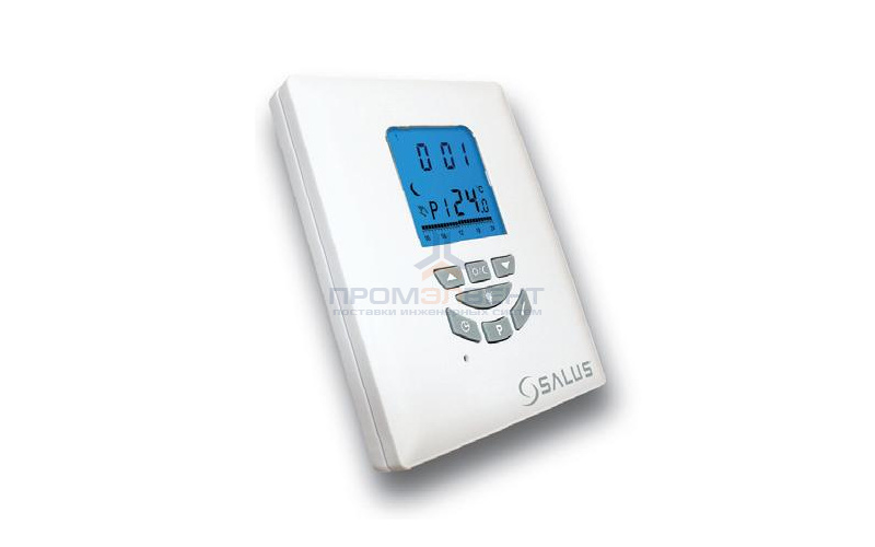 Термостат проводной электронный SALUS Controls T105 (реулировка 7-30°C, ЖК-дисплей, 230В)