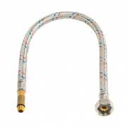 Подводка под смеситель гибкая STOUT (Смеситель/Гайка) - M10(18мм) x 1/2", длина 400 мм