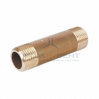 Удлинитель резьбовой STOUT - 1"1/4 длина 50 мм (НР/НР, латунь без покрытия)