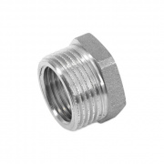 Футорка STOUT - 1"1/2 x 1/2" (никелированная)