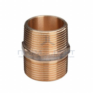 Ниппель Viega 3280 - 1"1/2 (резьбовой, бронза без покрытия)