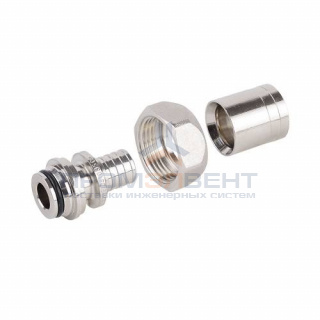 Переход на евроконус SANEXT - 16x2.2 x 3/4" (для труб из сшитого полиэтилена, в комплекте с гильзой)