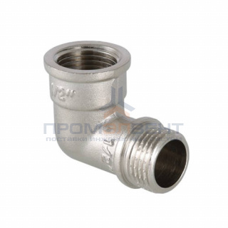 Переход с внутренней резьбы на наружную угловой VALTEC VTr.092 - 2" (латунь никелированная)