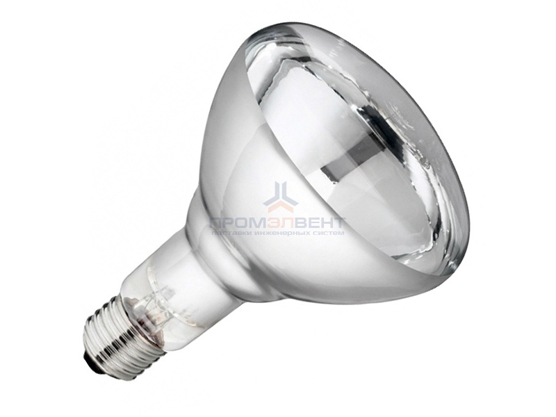 Лампа инфракрасная ИКЗ 500W 215-225V E40 прозрачная