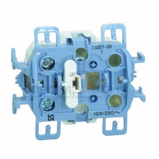 Проходной одноклавишный выключатель (с 2-х мест, переключатель) 10А 250В, Simon 73 Loft