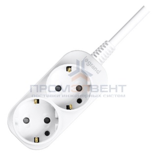 Anam Legrand e-Fren 2 удлинитель,шнур 2.5м, 10A, 250V