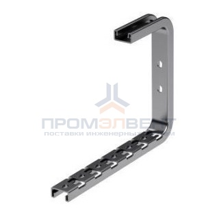 Легкая консоль потолочная для пров. лотка осн.200 мм, толщ.2,5 мм