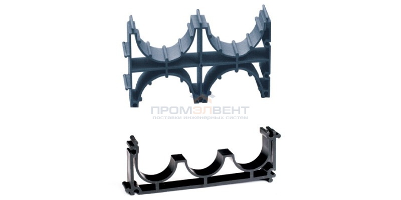 Держатель расстояния (кластер) для двустенных труб DKC д.90 (двойной)