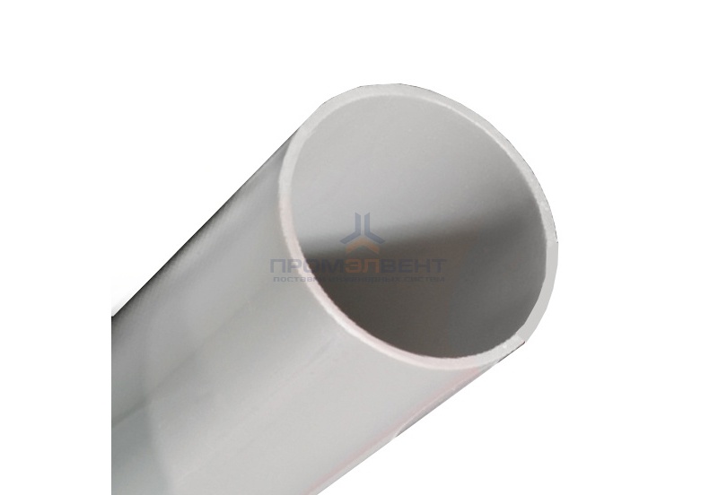 Труба ПВХ жёсткая гладкая DKC д.63мм, лёгкая, цвет серый [3м/шт, уп.15м]