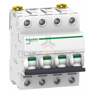 Автоматический выключатель Schneider Electric Acti 9 iC60N 4П 20A 6кА B (автомат)