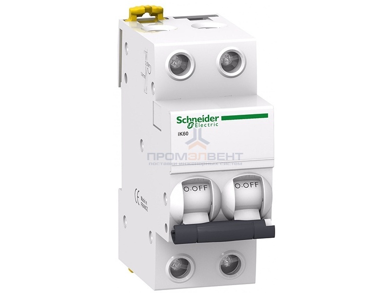 Автоматический выключатель Schneider Electric Acti 9 iK60 2П 20A 6кА C (автомат)
