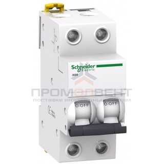 Автоматический выключатель Schneider Electric Acti 9 iK60 2П 63A 6кА C (автомат)