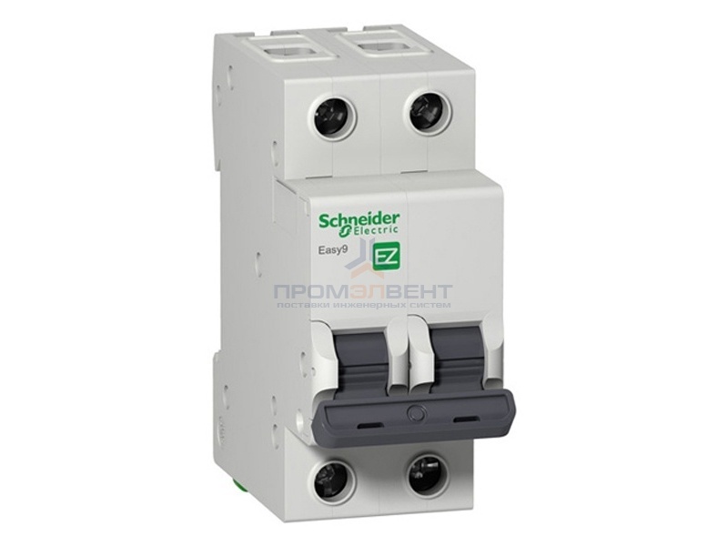 Автоматический выключатель Schneider Electric EASY 9 2П 50А B 4,5кА 230В (автомат)