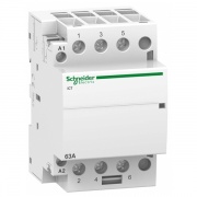 Модульный контактор iCT Acti 9 Schneider Electric 63A 3НО 220В/240В АС 50ГЦ