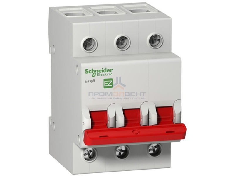 Выключатель нагрузки (модульный рубильник) Easy9 3П 100А 400В Schneider Electric