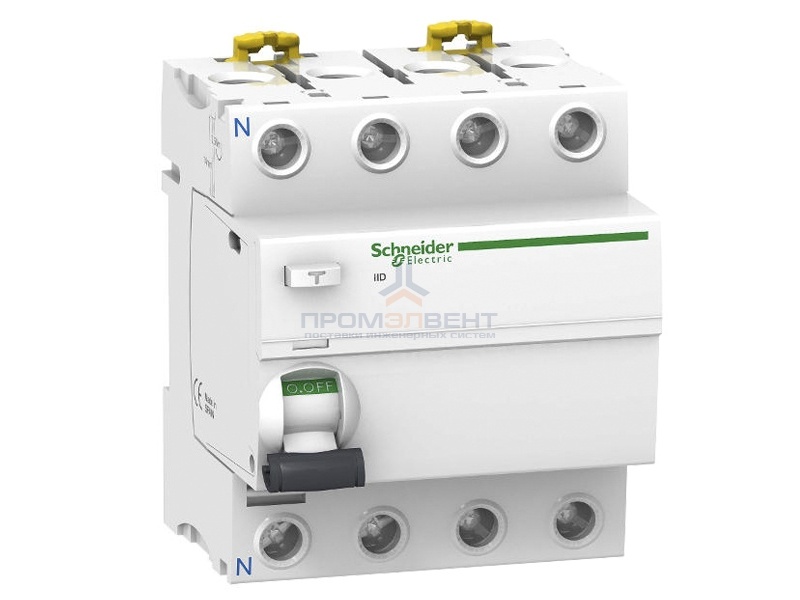 УЗО Acti 9 iID 4П 100A 300mA AC Schneider Electric