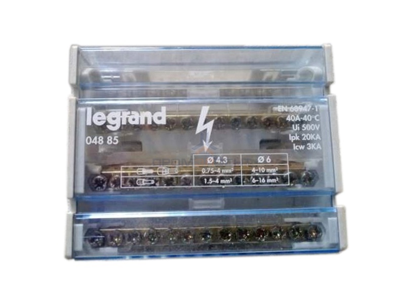 Модульный распределительный блок Legrand (4х13) 52 контакта 40A