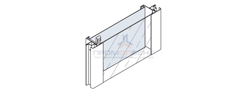 Дверь секционная, внутренняя, В800мм Ш600мм