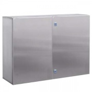 Навесной шкаф CE из нержавеющей стали (AISI 304), двухдверный, 1000 x 1000 x 300мм, без фланца