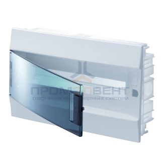 Бокс в нишу ABB Mistral41 18М зеленая дверь без клеммного блока