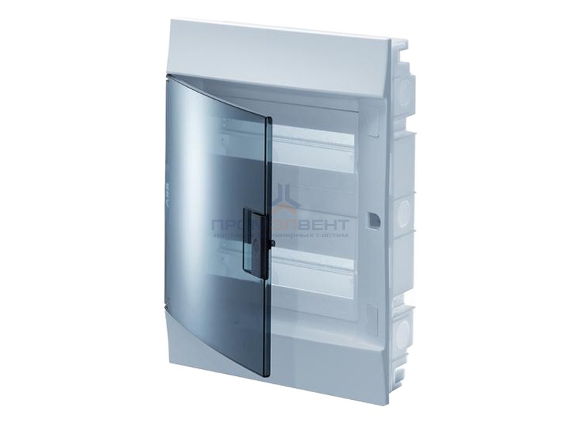 Бокс в нишу ABB Mistral41 36М (2x18) зеленая дверь без клеммного блока