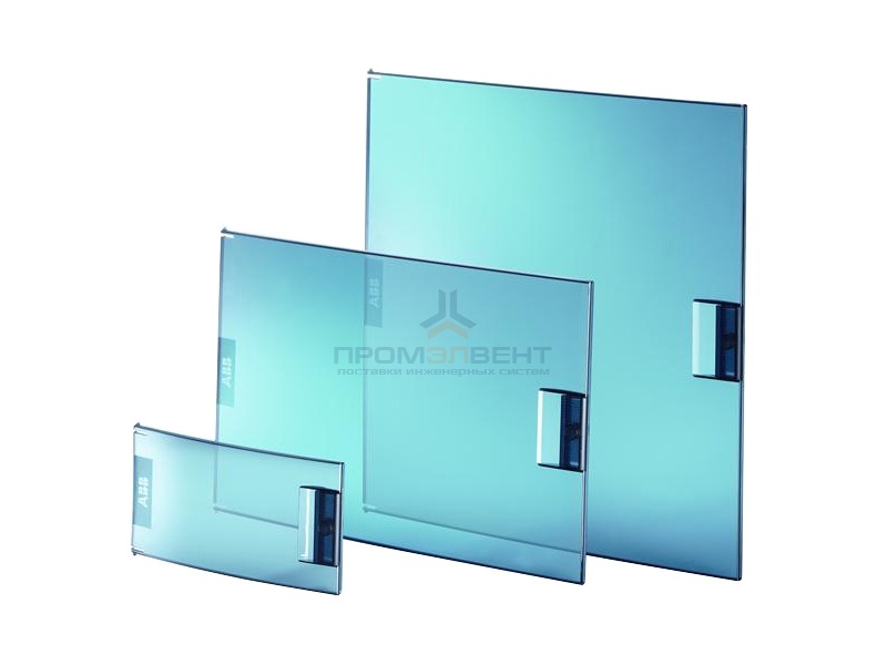 Дверь зеленая 12 модулей ABB Mistral41 в нишу