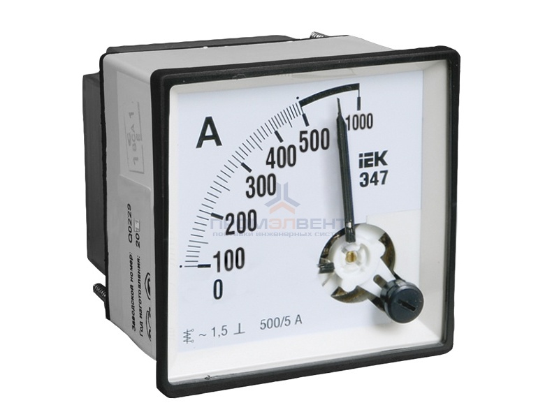 Амперметр Э47 1000/5А кл. точн. 1,5 72х72мм