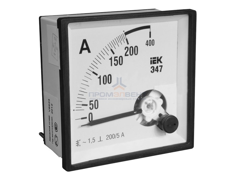 Амперметр Э47 400/5А кл. точн. 1,5 96х96мм