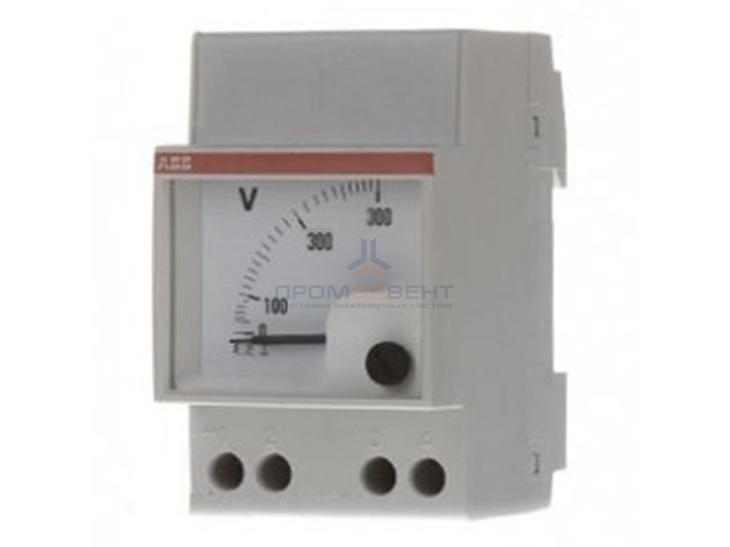 Вольтметр ABB VLM 1/500V модульный переменного тока